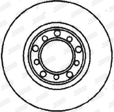 Jurid 561167J - Тормозной диск autospares.lv