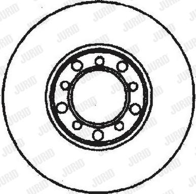 Jurid 561102JC - Тормозной диск autospares.lv