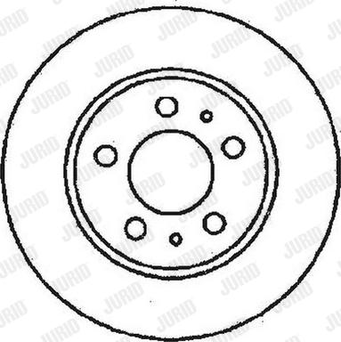 Jurid 561185J - Тормозной диск autospares.lv