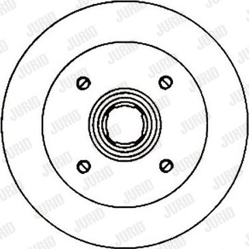 Jurid 561138J - Тормозной диск autospares.lv