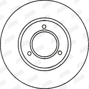 Jurid 561137J - Тормозной диск autospares.lv