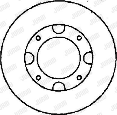 Jurid 561125J - Тормозной диск autospares.lv
