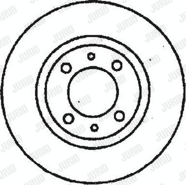 Jurid 561120J-1 - Тормозной диск autospares.lv