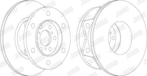 Jurid 561127JC - Тормозной диск autospares.lv