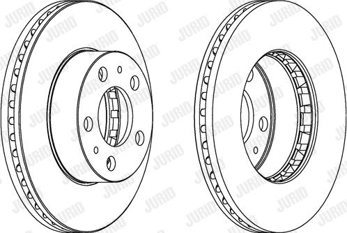 Jurid 561174J - Тормозной диск autospares.lv