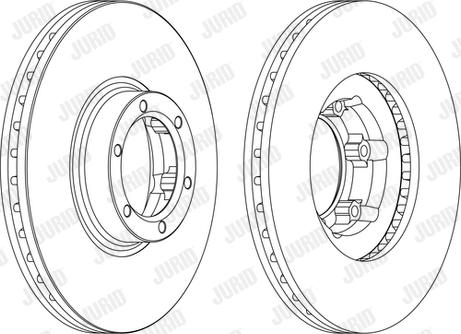 Jurid 561171JC - Тормозной диск autospares.lv