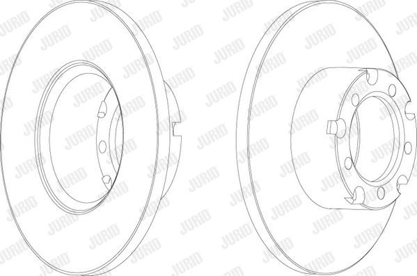 Jurid 561854J - Тормозной диск autospares.lv