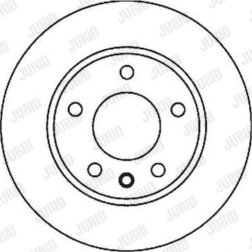 Jurid 561856J - Тормозной диск autospares.lv