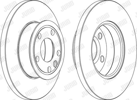 Jurid 561857JC - Тормозной диск autospares.lv