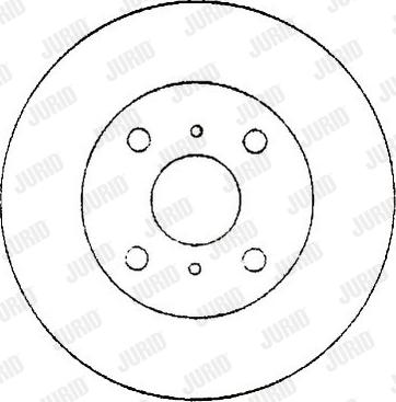 Jurid 561864J - Тормозной диск autospares.lv