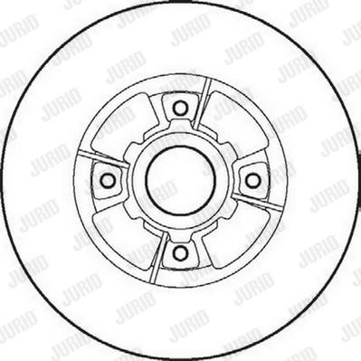 Jurid 561868J - Тормозной диск autospares.lv