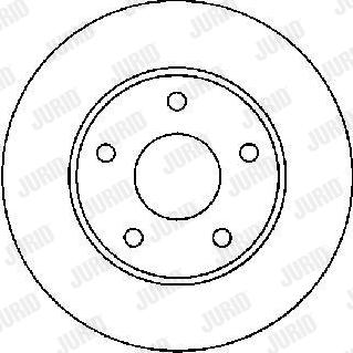 Jurid 561863J - Тормозной диск autospares.lv