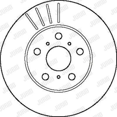 Jurid 561808J - Тормозной диск autospares.lv