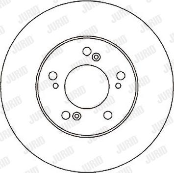 Jurid 561814J - Тормозной диск autospares.lv