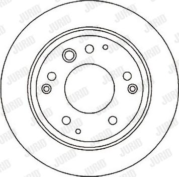 Jurid 561813J - Тормозной диск autospares.lv