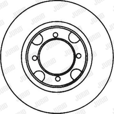 Jurid 561884J - Тормозной диск autospares.lv