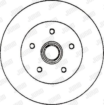 Jurid 561829J - Тормозной диск autospares.lv