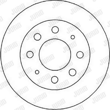 Jurid 561824J - Тормозной диск autospares.lv