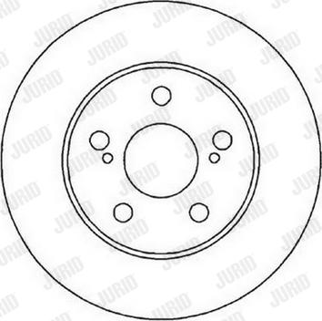 Jurid 561822J - Тормозной диск autospares.lv