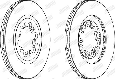 Jurid 561393J - Тормозной диск autospares.lv