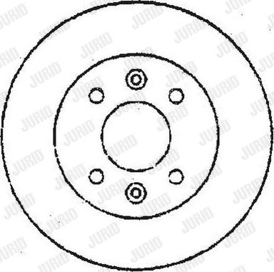 Jurid 561345J - Тормозной диск autospares.lv