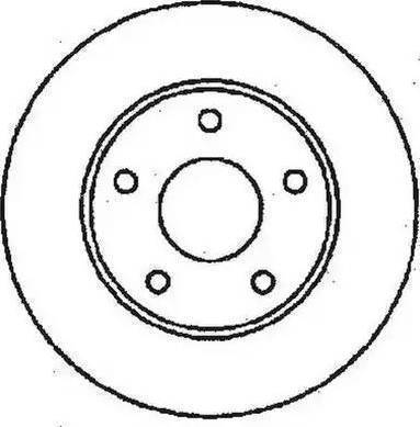 BOSCH 986478196 - Тормозной диск autospares.lv