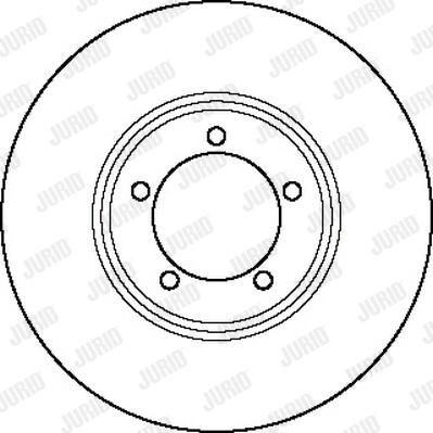 Jurid 561350J-1 - Тормозной диск autospares.lv