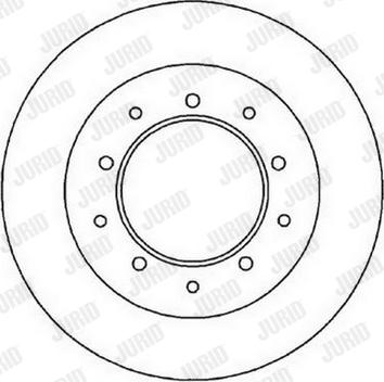 Jurid 561353JC - Тормозной диск autospares.lv