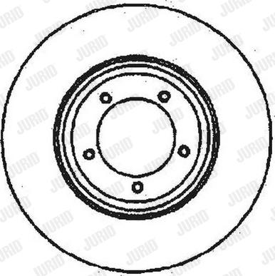 Jurid 561352JC-1 - Тормозной диск autospares.lv