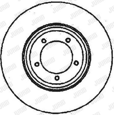 Jurid 561352J - Тормозной диск autospares.lv