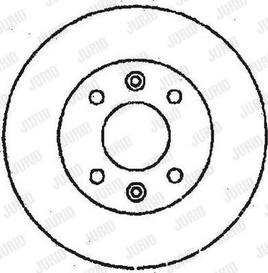 Jurid 561555JC-1 - Тормозной диск autospares.lv