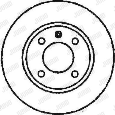 Jurid 561361J - Тормозной диск autospares.lv