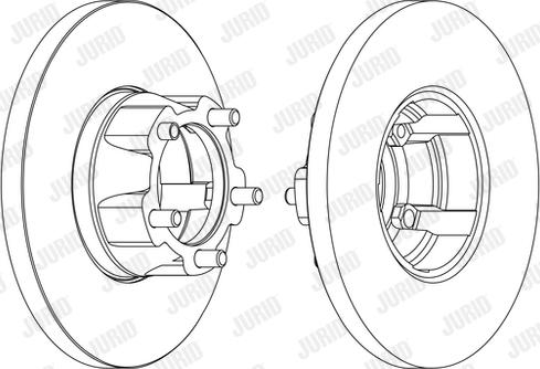 Jurid 561308J - Тормозной диск autospares.lv