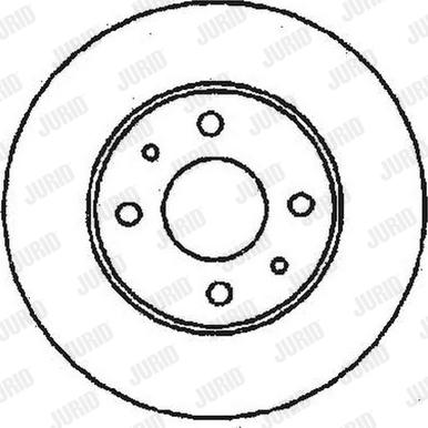 Jurid 561402J - Тормозной диск autospares.lv