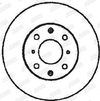 Jurid 561383JC - Тормозной диск autospares.lv