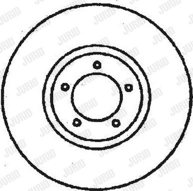 Jurid 561376J - Тормозной диск autospares.lv