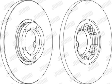 Jurid 561378JC - Тормозной диск autospares.lv