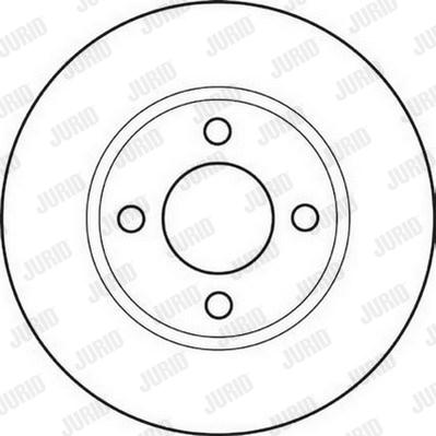 Jurid 561240J - Тормозной диск autospares.lv