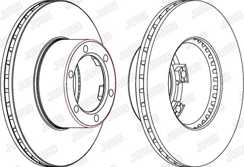 Jurid 561254J - Тормозной диск autospares.lv