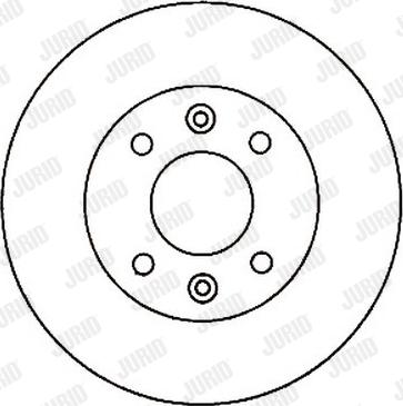 Jurid 561255J - Тормозной диск autospares.lv