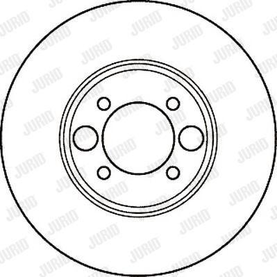 Jurid 561208J-1 - Тормозной диск autospares.lv