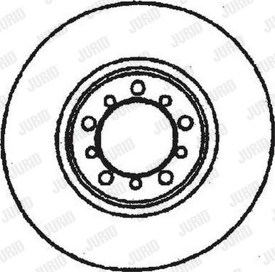 Jurid 561284J - Тормозной диск autospares.lv