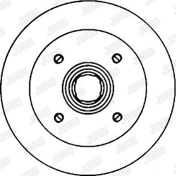 Jurid 561280J - Тормозной диск autospares.lv