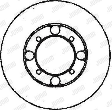 Jurid 561288J - Тормозной диск autospares.lv