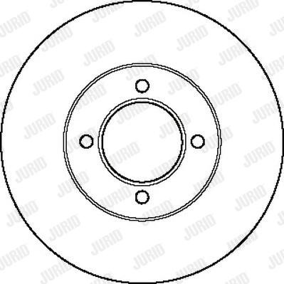 Jurid 561233J - Тормозной диск autospares.lv