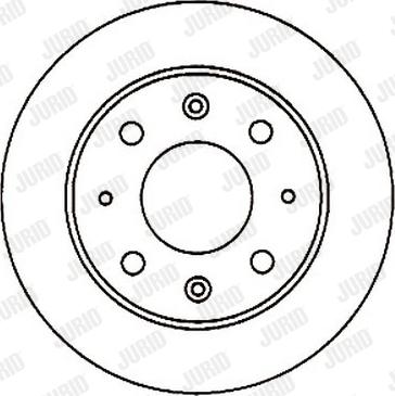 Jurid 561229J - Тормозной диск autospares.lv