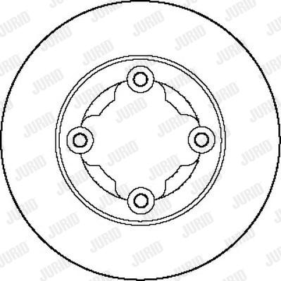 Jurid 561226J - Тормозной диск autospares.lv