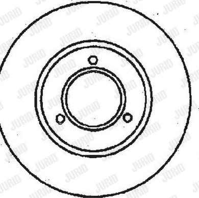 Jurid 561221J - Тормозной диск autospares.lv