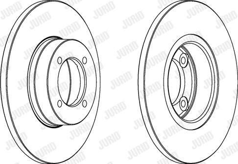 Jurid 561228J - Тормозной диск autospares.lv