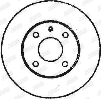 Jurid 561275J - Тормозной диск autospares.lv